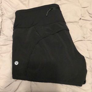 Lululemon Run Times Short II 4” Black Shorts